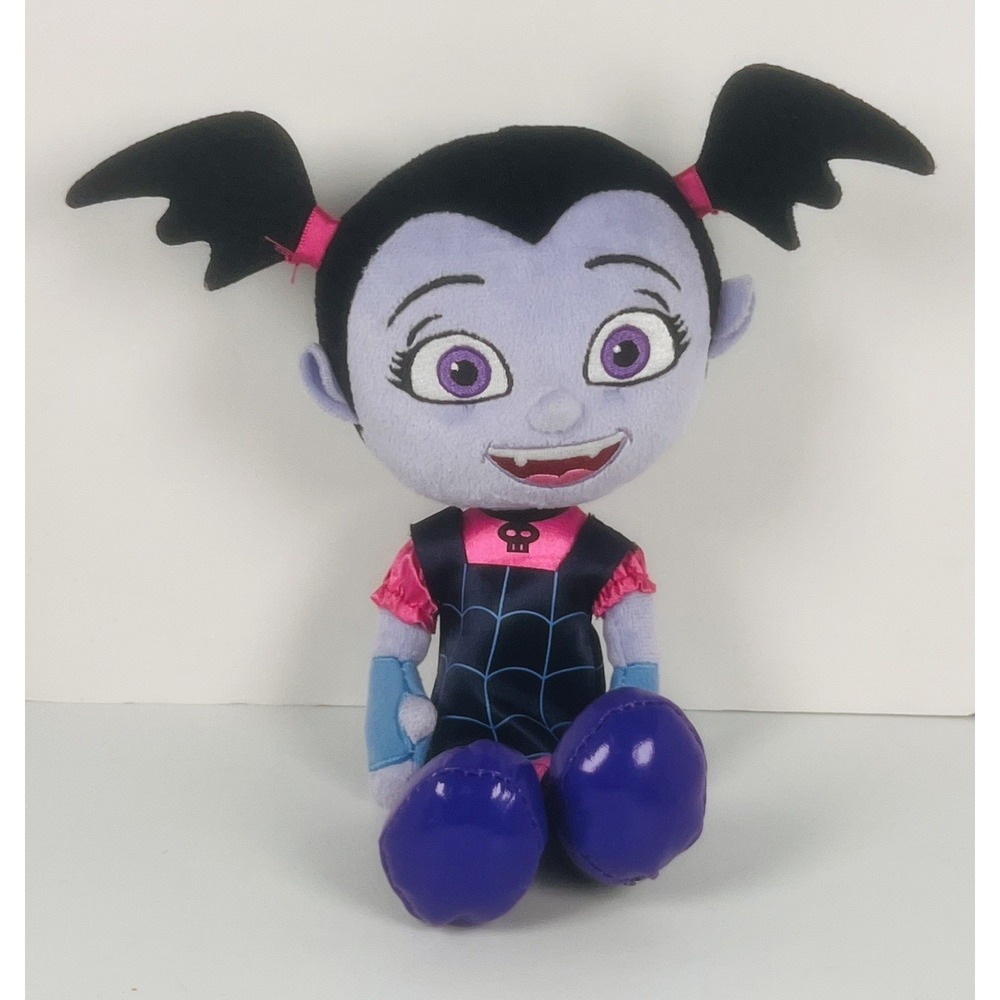 Disney Vampirina Vee Vampire Bat  Girl  Stuffed Colorful 10" Doll Patent Shoes